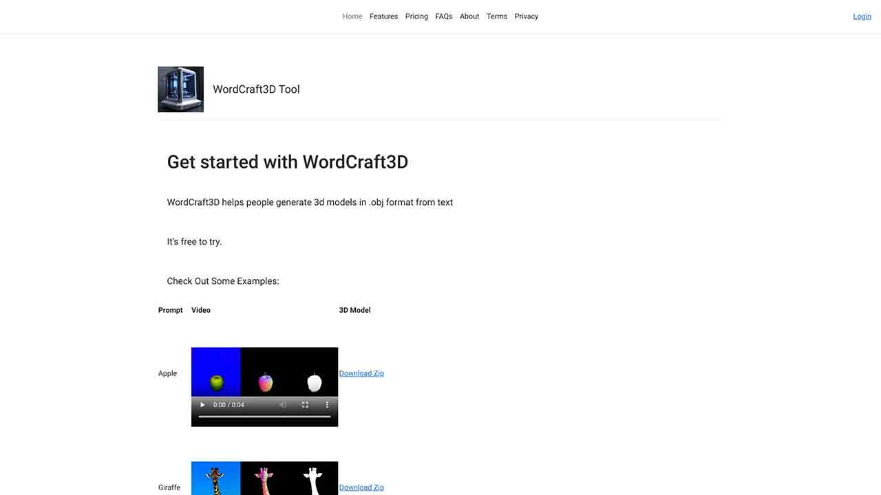 WordCraft3D Tool