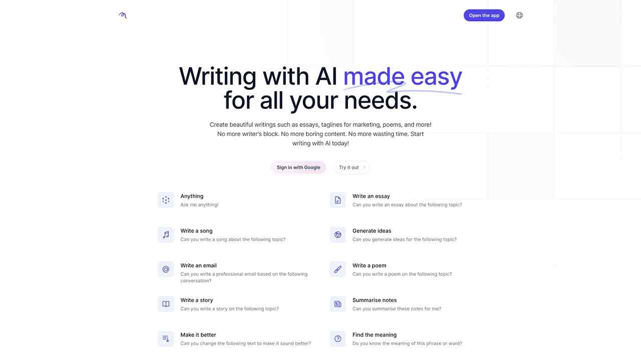 Writing with AI