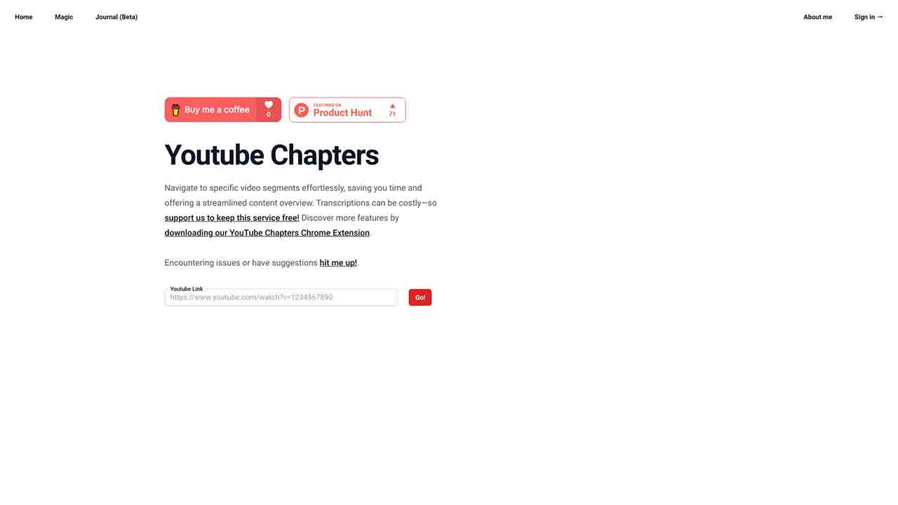YouTubeChapters.app