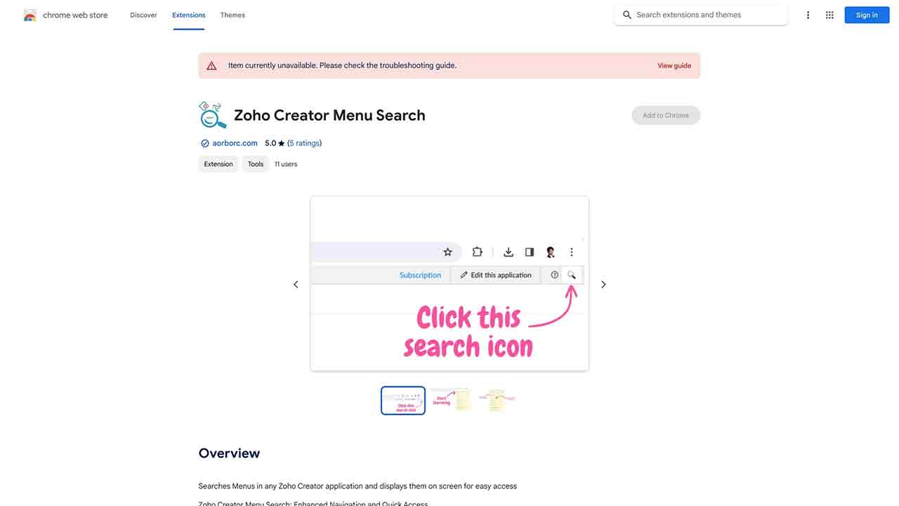 Zoho Search